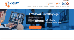 Desktop Screenshot of exterity.com